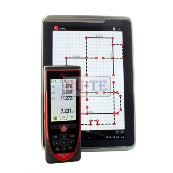 Leica Disto D810 Touch lézeres távolságmérő - csomagban