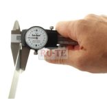 Tolómérő analóg órával