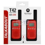 Motorola TALKABOUT T42 piros walkie talkie