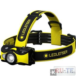   LEDLENSER iH9R tölthető ipari fejlámpa 600 lm Li-ion 2x14500 Battery Pack 3.7V