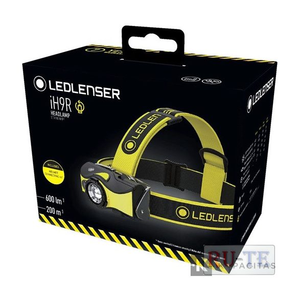 LEDLENSER iH9R tölthető ipari fejlámpa 600 lm Li-ion 2x14500 Battery Pack 3.7V