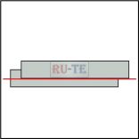 hedue PL1 elemes pozícionáló lézer, tartóval