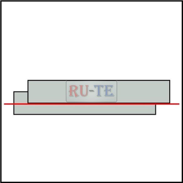 hedue PL2 pozicionáló lézer - piros vonallézer tartó nélkül